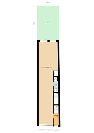 Floorplan - Voorhaven 47B, 3025 HD Rotterdam